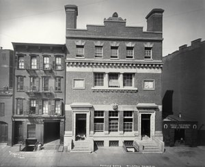 人民浴場の眺め、ニューヨーク、ミルバンクメモリアル、1904年（銀ゼラチンプリント） 作： Byron Company